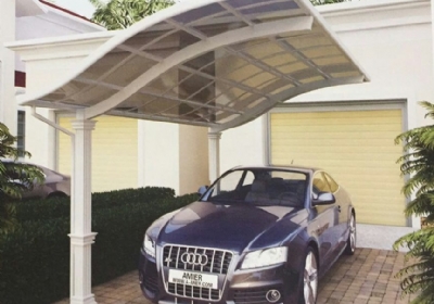 羅馬柱鋁合金車棚