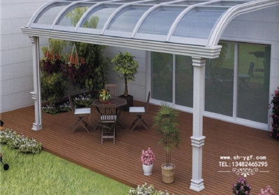 圓弧羅馬柱系列雨棚